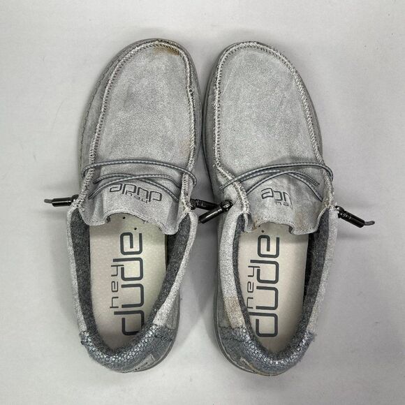 Hey Dude Men's Size 9 Wally Ash Suede‎ Slip On Shoes - Picture 9 of 11